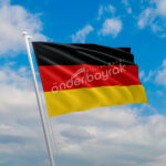 100x150 cm Almanya Gönder Bayrağı Raşel