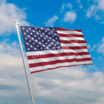 100x150 cm Amerika Gönder Bayrağı Raşel