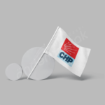 50x75 Raşel Sopalı CHP Bayrağı