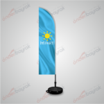 75x300 İyi Parti Yelken Bayrak (Takım)