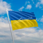 100x150 cm Ukrayna Gönder Bayrağı Raşel